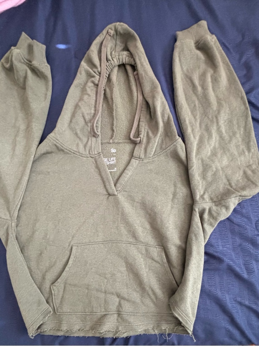 SO Olive Green Lounge Life Sweatshirt Hoodie